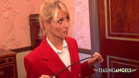 Hot Blonde Slut Enjoys Screwing With Two Guys At Once