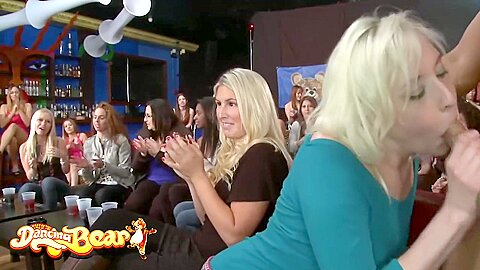 Strippers And Hot Sexually Excited Ladies Expecting To Show Off Their Jock Sucking Skills!