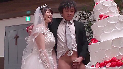 Christian Japanese Wedding With The Busty Bride And The Brides Maid Fucked In Church
