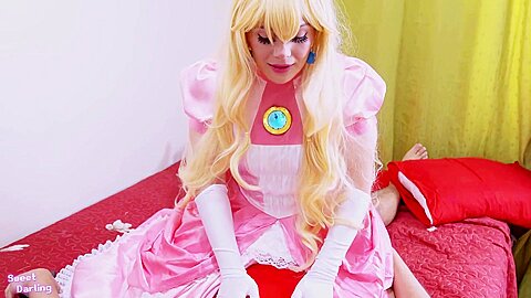 La principessa Peach non riesce a controllare i suoi orgasmi a causa di un doppio creampie di Mario Bros - Sweetdarling