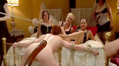 Justine Joli, Maitresse Madeline Malone, Lorelei Lee - Lesbian - Gangbang - Group Sex - Face Sitting - Foot Worship - Dildos - Lezdom - Strap On - Wa - Justines Birthday Bang